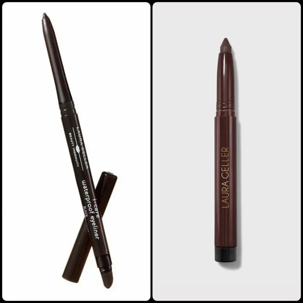 Laura Geller Kajal Longwear & INKcredible Gel Eyeliner Set Brown Taupe & Brown‎